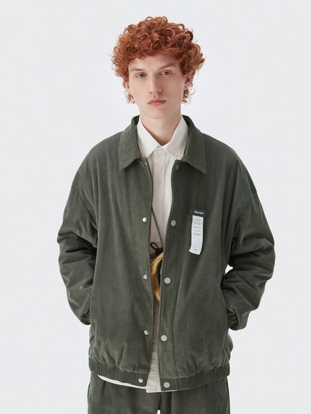 men single breasted patch detail cord jacket c74i#, Black;brown
men single breasted patch detail cord jacket c74i#, Black;brown