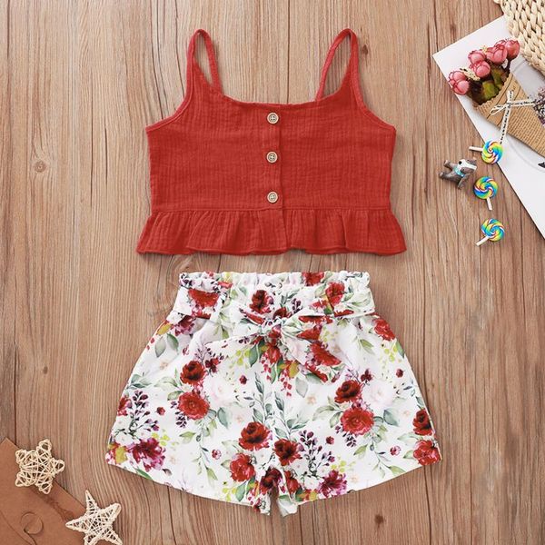 newborn clothing infant baby girl clothes roupas camisol vest ruffled +bowknot floral shorts set vetement enfant fille, White
newborn clothing infant baby girl clothes roupas camisol vest ruffled +bowknot floral shorts set vetement enfant fille, White