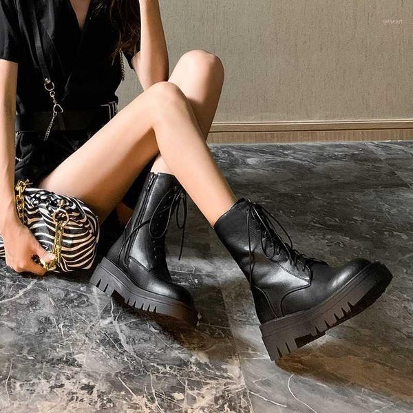 boots fashion black women heel spring autumn lace-up soft leather platform shoes woman party ankle high heels punk1
boots fashion black women heel spring autumn lace-up soft leather platform shoes woman party ankle high heels punk1