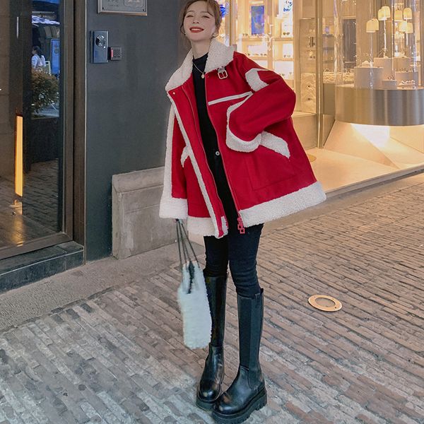 2021 new women's children's coat new korean winter wool short sleeve lapel fashion cotton jacket yy2 ac62, Black
2021 new women's children's coat new korean winter wool short sleeve lapel fashion cotton jacket yy2 ac62, Black