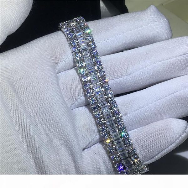 2020 Handmade Lovers Tennis Bracelet 5a Cubic Zirconia White Gold Filled Party Engagement Bracelets For Women Wedding Accessaries
2020 Handmade Lovers Tennis Bracelet 5a Cubic Zirconia White Gold Filled Party Engagement Bracelets For Women Wedding Accessaries