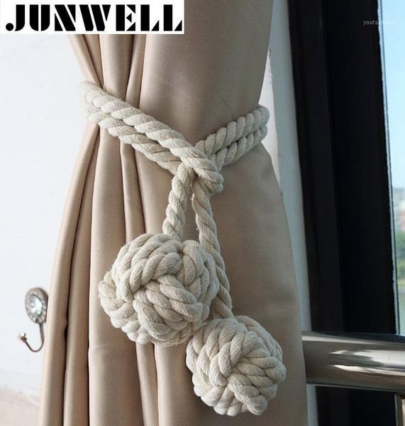 curtain & drapes 100% cotton braided tieback tassel rope tie backs single ball - 60cm double 120cm1
curtain & drapes 100% cotton braided tieback tassel rope tie backs single ball - 60cm double 120cm1