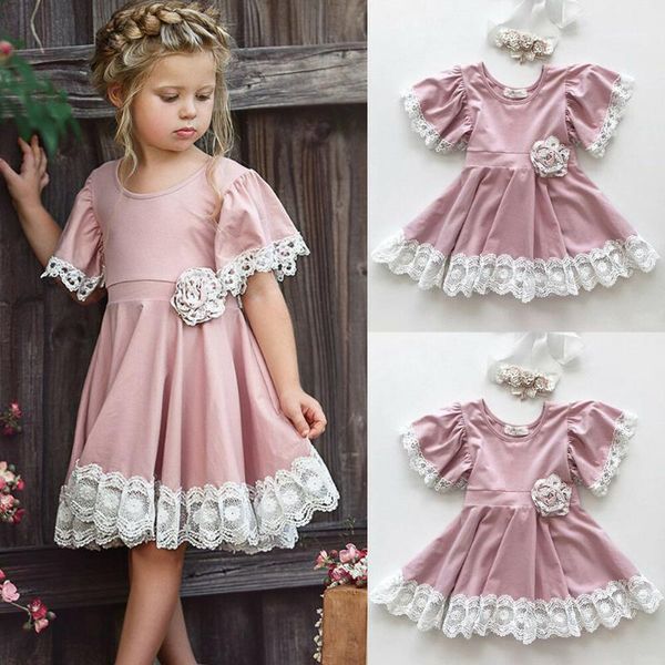 girl's dresses pudcoco kids baby girls dress lace floral ball gown party princess girl summer sundress1, Red;yellow
girl's dresses pudcoco kids baby girls dress lace floral ball gown party princess girl summer sundress1, Red;yellow