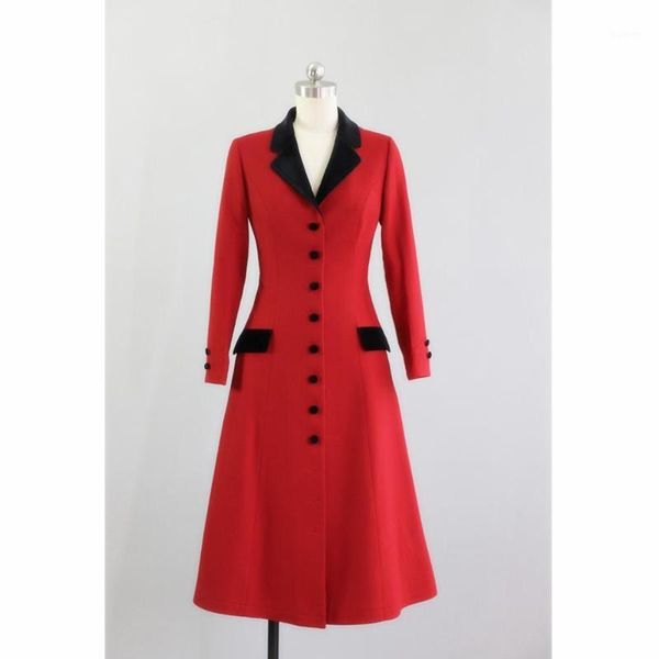 40- winter women vintage 50s wool long jacket in red and white elegant cashmere coat plus size manteau femme abrigo mujer1, Black
40- winter women vintage 50s wool long jacket in red and white elegant cashmere coat plus size manteau femme abrigo mujer1, Black