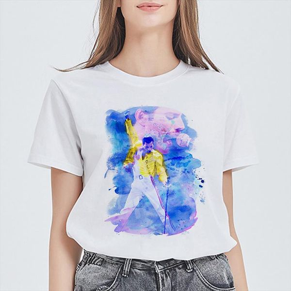 freddie mercury the queen band t shirt women oversized t shirt vintage female casual harajuku girl tees aesthetic, White
freddie mercury the queen band t shirt women oversized t shirt vintage female casual harajuku girl tees aesthetic, White