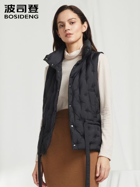 bosideng new standing collar commuter ol fairy lady wearing down jacket and down vest b90131104 201103, Black
bosideng new standing collar commuter ol fairy lady wearing down jacket and down vest b90131104 201103, Black