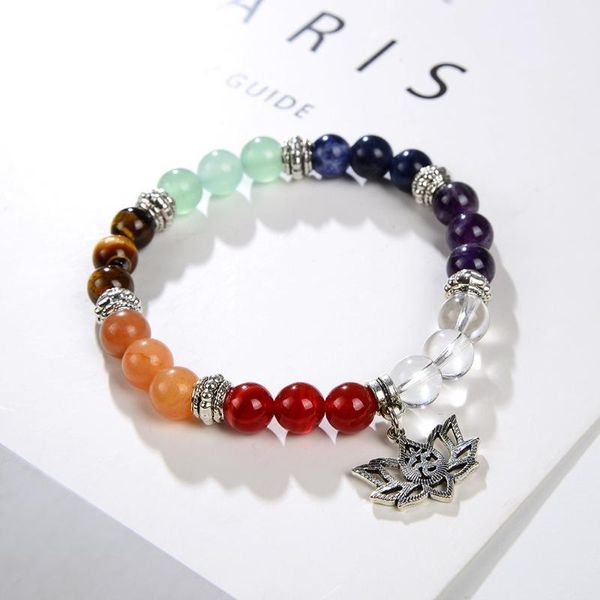 handmade 7 chakra energy bracelet for women natural stone healing balance reiki prayer yoga bracelets men jewelry 18cm b410, Golden;silver
handmade 7 chakra energy bracelet for women natural stone healing balance reiki prayer yoga bracelets men jewelry 18cm b410, Golden;silver