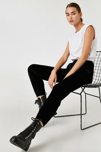 koton black women sweatpants 1 kal48902ik, Black;blue