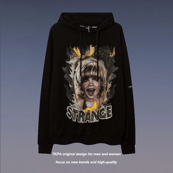 tkpa portrait printed fashion brand dark high street style oversize loose hoodie men, Black
tkpa portrait printed fashion brand dark high street style oversize loose hoodie men, Black