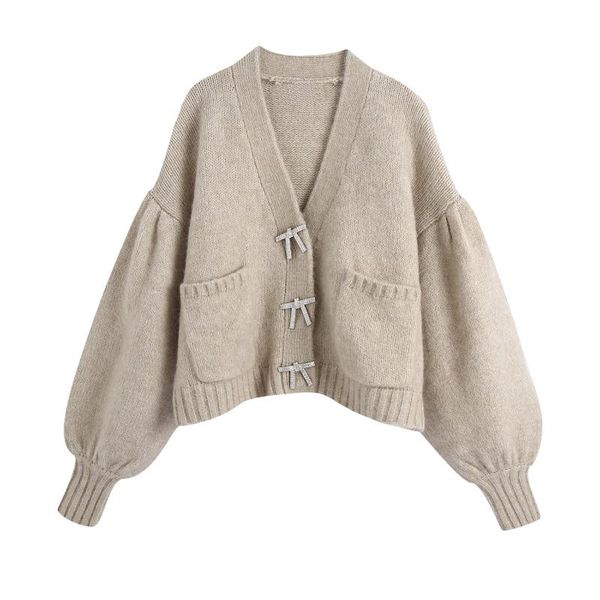 korean lantern sleeve woman sweater knit cardigan japanese fashion harajuku sweater women, White
korean lantern sleeve woman sweater knit cardigan japanese fashion harajuku sweater women, White