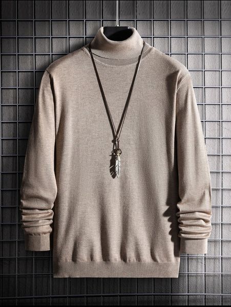 men high neck solid sweater d2r0#, White;black
men high neck solid sweater d2r0#, White;black