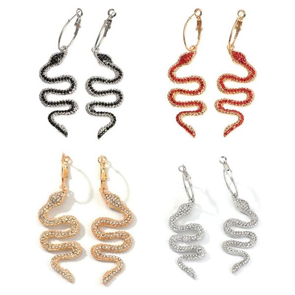 stud punk long snake earrings for women metal exaggerated tassel jewelry, Golden;silver
stud punk long snake earrings for women metal exaggerated tassel jewelry, Golden;silver
