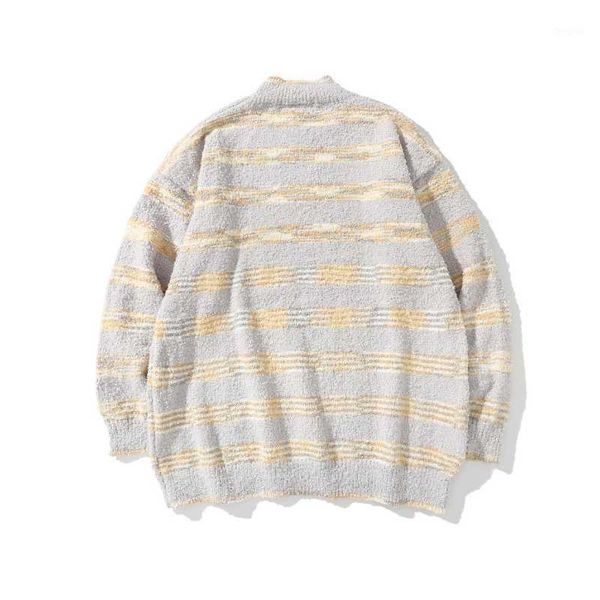 autumn and spring men's sweater striped fashion casual street style pullover round neck personality loose long-sleeved 1, White;black
autumn and spring men's sweater striped fashion casual street style pullover round neck personality loose long-sleeved 1, White;black