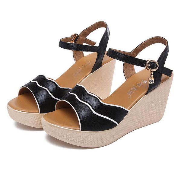 sandals black golden wedge elegant summer beach shoes fashion women's platform wedding bride for ladies dance
sandals black golden wedge elegant summer beach shoes fashion women's platform wedding bride for ladies dance