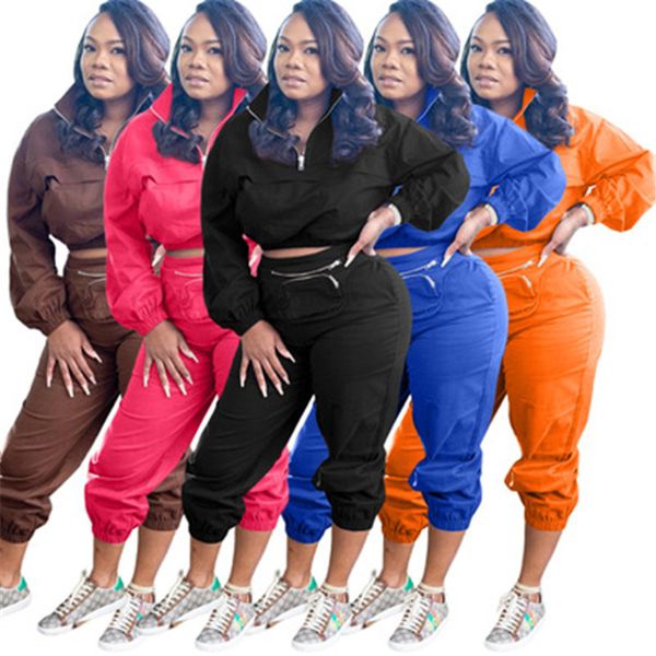 ladies satchel zipper sets fashion trend long sleeve short trousers suits designer female autumn new casual loose tracksuits, Gray
ladies satchel zipper sets fashion trend long sleeve short trousers suits designer female autumn new casual loose tracksuits, Gray