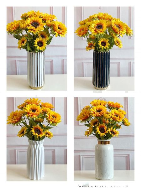 decorative flowers & wreaths 10pcs artificial 3heads sunflower fake flower simulation plant bonsai wedding decoration ins wind home flores
decorative flowers & wreaths 10pcs artificial 3heads sunflower fake flower simulation plant bonsai wedding decoration ins wind home flores