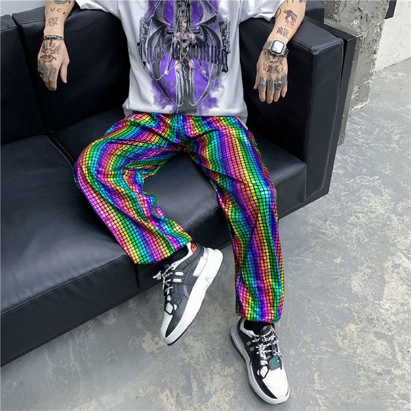 2021 new new summer men's sport pants hip-hop street dance dj disco bungee patched brilliantly loose green streetwear 6t6p, Black
2021 new new summer men's sport pants hip-hop street dance dj disco bungee patched brilliantly loose green streetwear 6t6p, Black