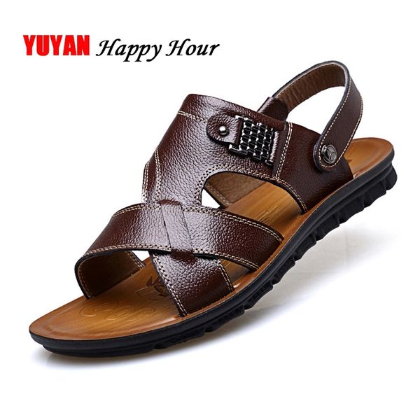 genuine leather summer men shoes 2019 men sandals summer shoes flat beach sandals cow leather male a659 #t44s, Black
genuine leather summer men shoes 2019 men sandals summer shoes flat beach sandals cow leather male a659 #t44s, Black