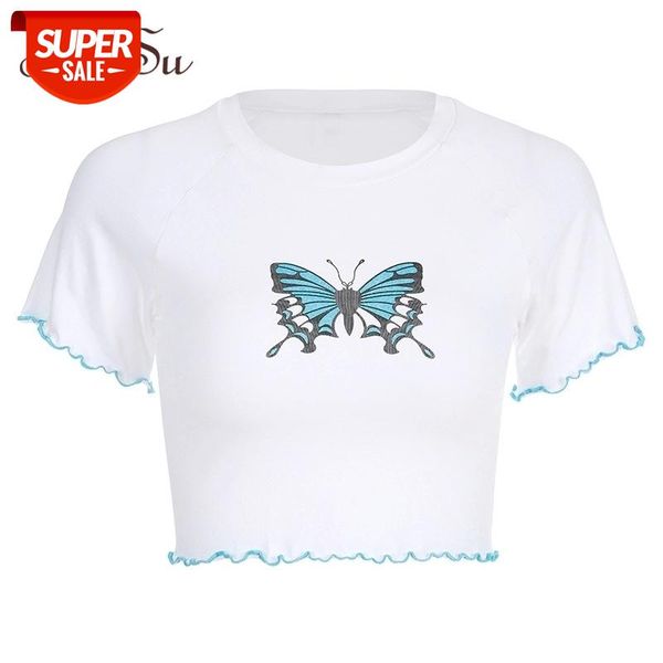 artsu butterfly printed tshirt short sleeve crop harajuku shirt graphic tees women white t shirt black summer asts20966 #gg8b
artsu butterfly printed tshirt short sleeve crop harajuku shirt graphic tees women white t shirt black summer asts20966 #gg8b