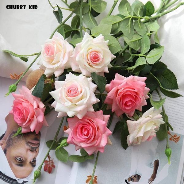 decorative flowers & wreaths 10pcs wholesale real touch felt flower artificial rose fake moisturizing effect silicone wedding rosa1
decorative flowers & wreaths 10pcs wholesale real touch felt flower artificial rose fake moisturizing effect silicone wedding rosa1