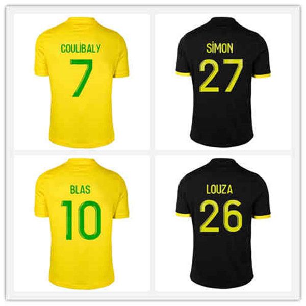 men kids 20 21 fc nantes soccer jersey maillot de foot kit 2020 2021 simon louza a toure blas coco coulibaly football shirts, Black;yellow
men kids 20 21 fc nantes soccer jersey maillot de foot kit 2020 2021 simon louza a toure blas coco coulibaly football shirts, Black;yellow