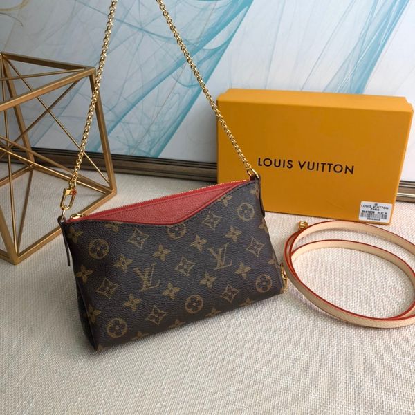 Big red PALLS CLUTH handbag handbag wallet backpack main card holder duffle bag women handbags handbag horsebit card holder M41638