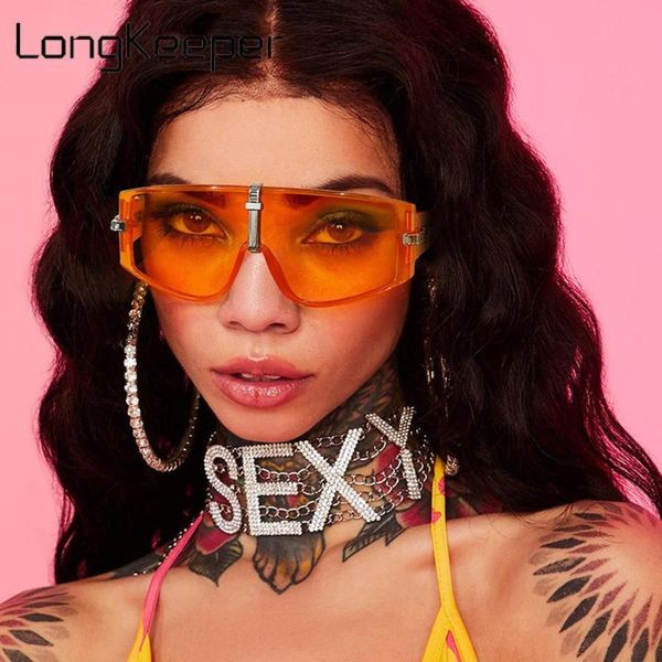 sunglasses 2021 fashion oversized women designer orange sun glasses men vintage punk shades, White;black
sunglasses 2021 fashion oversized women designer orange sun glasses men vintage punk shades, White;black