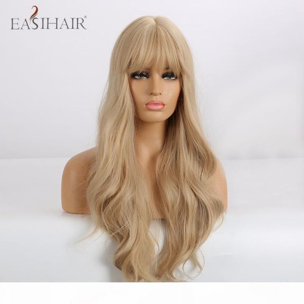 easihair long blonde wavy wigs with bangs heat resistant synthetic wigs for women african american cosplay natural hair, Black
easihair long blonde wavy wigs with bangs heat resistant synthetic wigs for women african american cosplay natural hair, Black