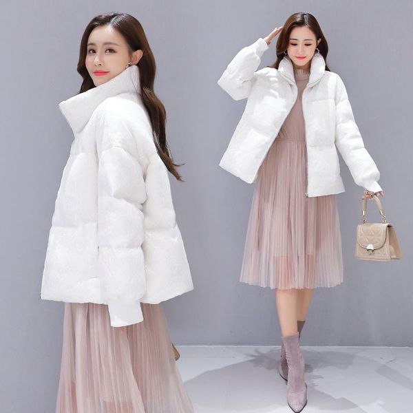 down jacket new women's fashion show thin large bright face small short white duck down coat winter 00265, Black
down jacket new women's fashion show thin large bright face small short white duck down coat winter 00265, Black
