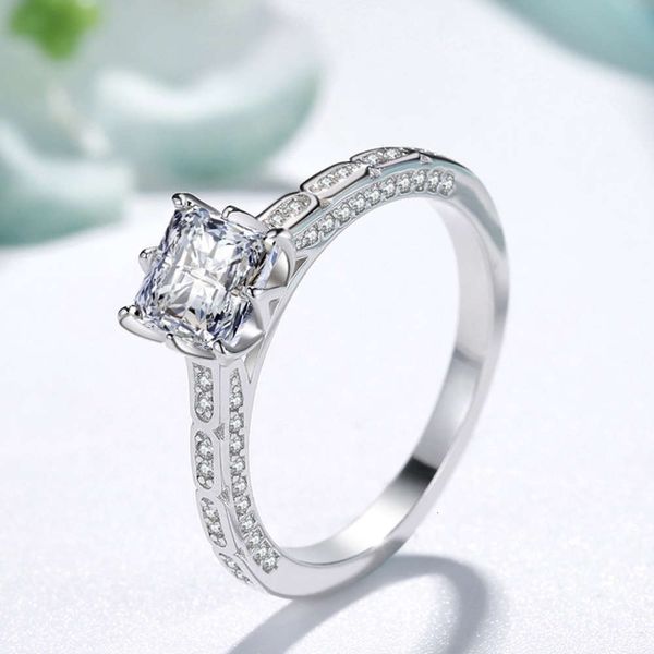 luxurys designers fashion jz212 crown princess diamond ring, Silver