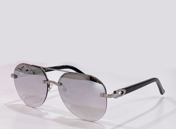 rimless pilot sunglasses black silver/blue gradient 0275 sun glasses for men uv eyewear with box, White;black
rimless pilot sunglasses black silver/blue gradient 0275 sun glasses for men uv eyewear with box, White;black