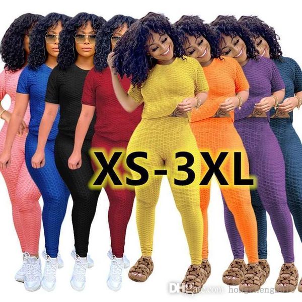 2022 designer women plus size tracksuits fashion short sleeve t shirt + leggings two pieces yoga outfits jogger suit xs -3xl, Black
2022 designer women plus size tracksuits fashion short sleeve t shirt + leggings two pieces yoga outfits jogger suit xs -3xl, Black
