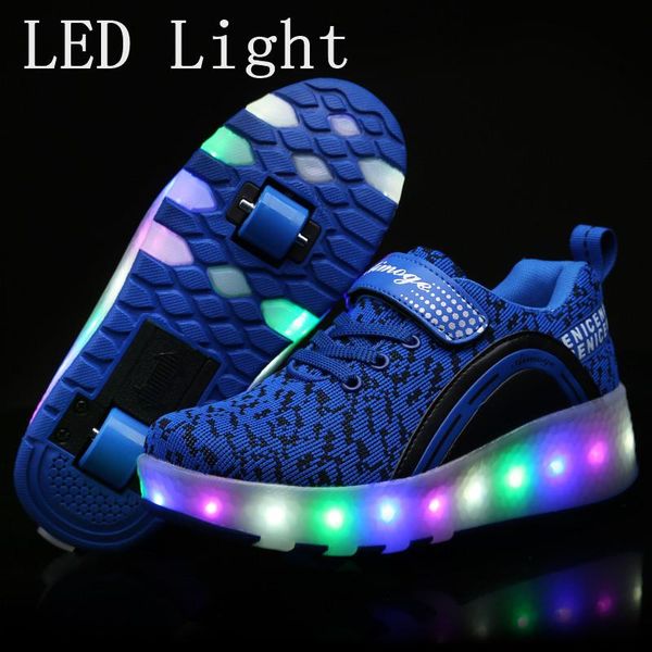 two wheels luminous sneakers on wheels led light roller skate shoes for children kids led shoes boys girls light up unisex, Black
two wheels luminous sneakers on wheels led light roller skate shoes for children kids led shoes boys girls light up unisex, Black