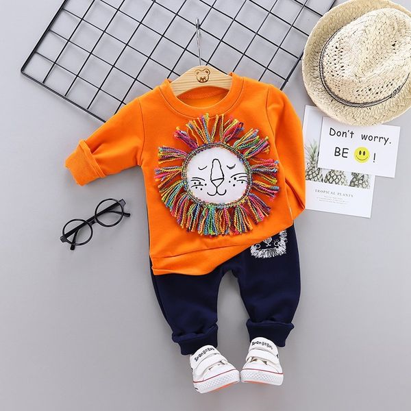 newborn kids clothes baby boys costume cartoon lion infantil tracksuit pants children suit boy spring outfits girls set lj201223, White
newborn kids clothes baby boys costume cartoon lion infantil tracksuit pants children suit boy spring outfits girls set lj201223, White