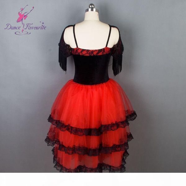 dance favourite new ballet tutu black velvet bodice with red tulle ballet costume women spanish tutu, Black;red
dance favourite new ballet tutu black velvet bodice with red tulle ballet costume women spanish tutu, Black;red