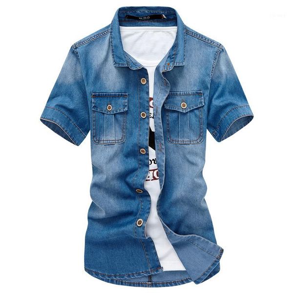 men's casual shirts fashion short sleeve streetwear washed personality classic hip-hop denim slim fit cowboy cloth summer1, White;black
men's casual shirts fashion short sleeve streetwear washed personality classic hip-hop denim slim fit cowboy cloth summer1, White;black