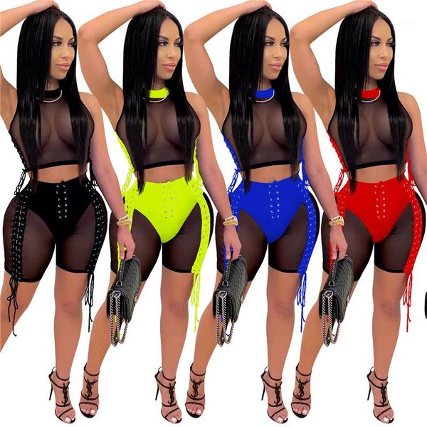 irregular bandage panelled womens 2pcs sets casual sleeveless short pants females outfit perspective womens designer tracksuits fashion, Gray
irregular bandage panelled womens 2pcs sets casual sleeveless short pants females outfit perspective womens designer tracksuits fashion, Gray