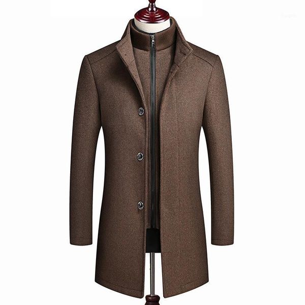 men's jacket wool trench coat 2019 high-end fashion long sections winter wool coat lining vest plus size men's coats sa-81, Black
men's jacket wool trench coat 2019 high-end fashion long sections winter wool coat lining vest plus size men's coats sa-81, Black
