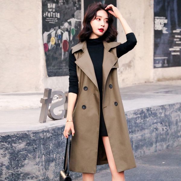 sleeveless suit for windbreaker windbreaker women's autumn temperament two piece set of ol commuting thin knitted bottoming shirt nsgbs, Gray
sleeveless suit for windbreaker windbreaker women's autumn temperament two piece set of ol commuting thin knitted bottoming shirt nsgbs, Gray