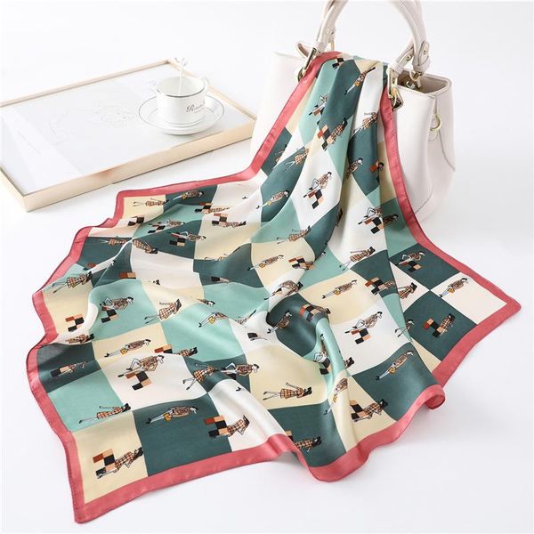 scarves 70cm vierkante zijden sjaal voor vrouwen haarband mode animal print foulard lady neck sjaals bandana hoofddoek en wraps, Blue;gray
scarves 70cm vierkante zijden sjaal voor vrouwen haarband mode animal print foulard lady neck sjaals bandana hoofddoek en wraps, Blue;gray