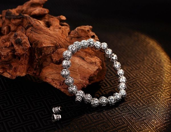 0jdas six character bracelet bead men and womentibetan domineeringsilver mantra bracelet platedsilver plated buddhist heart sutra for chain, Golden;silver
0jdas six character bracelet bead men and womentibetan domineeringsilver mantra bracelet platedsilver plated buddhist heart sutra for chain, Golden;silver