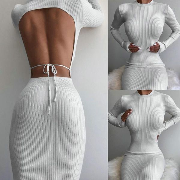 mid-calf dresses for women sheath cotton solid color backless slim women dress bandage plus size clothing vestidos de mujer1, Black;gray
mid-calf dresses for women sheath cotton solid color backless slim women dress bandage plus size clothing vestidos de mujer1, Black;gray