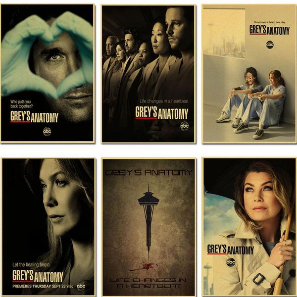 american tv series grey's anatomy diaries decorative painting/wall decor/bar poster/kraft paper/retro poster
american tv series grey's anatomy diaries decorative painting/wall decor/bar poster/kraft paper/retro poster