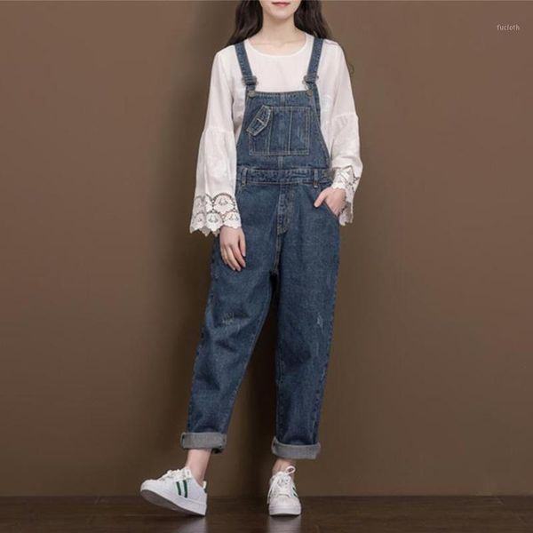 women vintage casual loose denim jumsuits ladies retro plus size denim overalls jeans rompers ladies wide leg pants1, Black;white
women vintage casual loose denim jumsuits ladies retro plus size denim overalls jeans rompers ladies wide leg pants1, Black;white