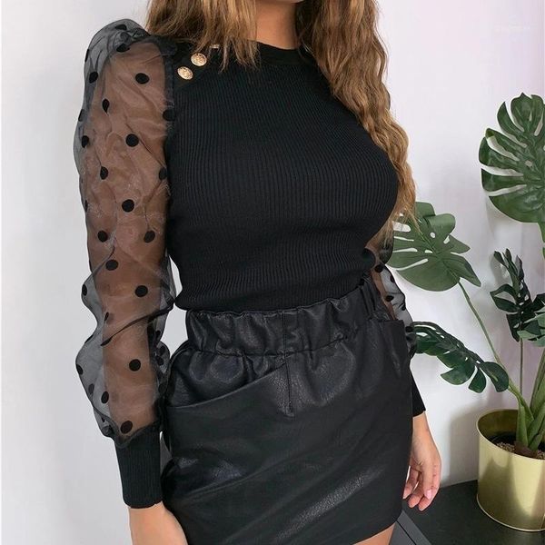 women's lantern sleeve slim fit round neck ladies long sleeve polka dot printing blouse patchwork shirts plus size1, White;black
women's lantern sleeve slim fit round neck ladies long sleeve polka dot printing blouse patchwork shirts plus size1, White;black