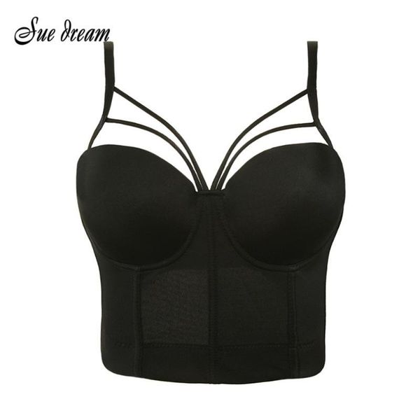 2020 new women's navel exposed basic smooth cut cross spandex push up bralet bustier bra cropped vest plus size, White
2020 new women's navel exposed basic smooth cut cross spandex push up bralet bustier bra cropped vest plus size, White