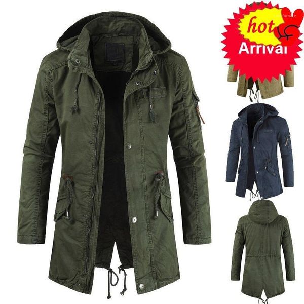 style moomphya long winter hooded jacket men streetwear tactical jacket men clothes wind breaker casual coat1, Black;brown
style moomphya long winter hooded jacket men streetwear tactical jacket men clothes wind breaker casual coat1, Black;brown
