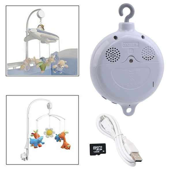 song rotary baby mobile crib rattles bed bell toy battery-operated movement music box stroller hanging bell toys + 128mb sd card lj201113
song rotary baby mobile crib rattles bed bell toy battery-operated movement music box stroller hanging bell toys + 128mb sd card lj201113