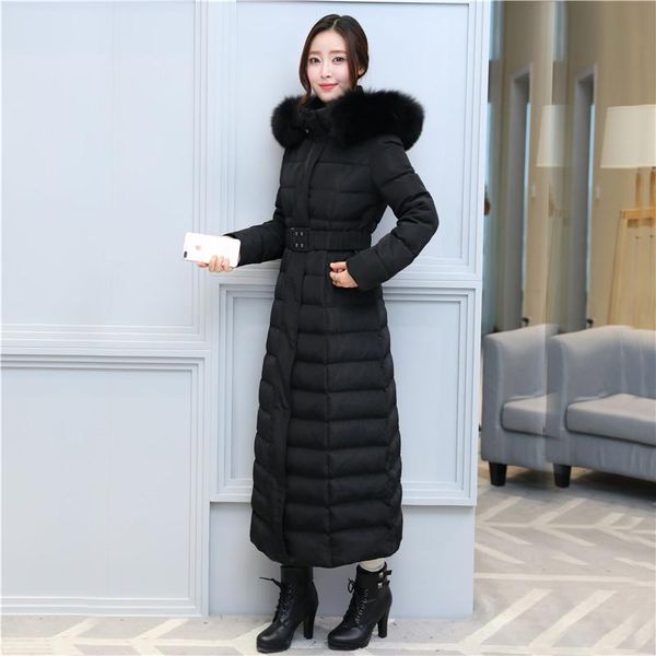 tcyeek fashion winter down jacket women fur collar slim down coat female long parka ladies elegant outwear hood hiver 18179, Black
tcyeek fashion winter down jacket women fur collar slim down coat female long parka ladies elegant outwear hood hiver 18179, Black