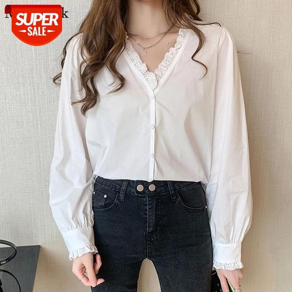2021 autumn new long sleeve chiffon white shirt women casual ruffles plus size blouse women v-neck cardigan ladies blouses 10621 #vo1b
2021 autumn new long sleeve chiffon white shirt women casual ruffles plus size blouse women v-neck cardigan ladies blouses 10621 #vo1b